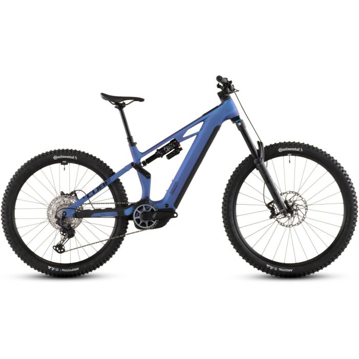 Cube Stereo Hybrid ONE77 HPC SLX 800 Full Suspension e-Bike - 2026 - Blue Iris n Black, M